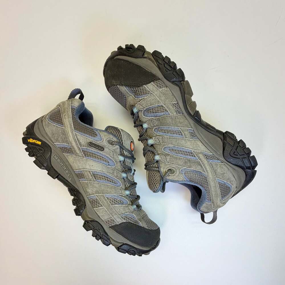 Merrell Moab 2 Waterproof Hiking Shoes in Granite Gray Women’s 11